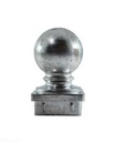 Aluminium Post Ball Cap for 75x75 mm Tube