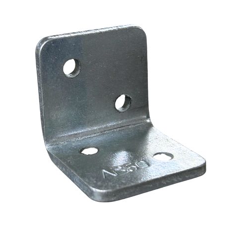 Angle Bracket 50x50mm 5mm Thickness Zinc 4 Holes