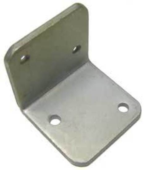 Angle Bracket 50x50mm 5mm Thickness Zinc 4 Holes