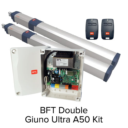 BFT Double Swing Gate Motor Giuno ULTRA BT KIT A50   Kit