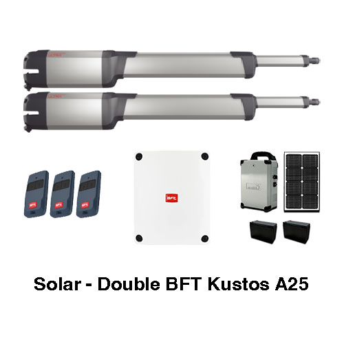 Solar BFT Double Kustos A25 - Complete Kit