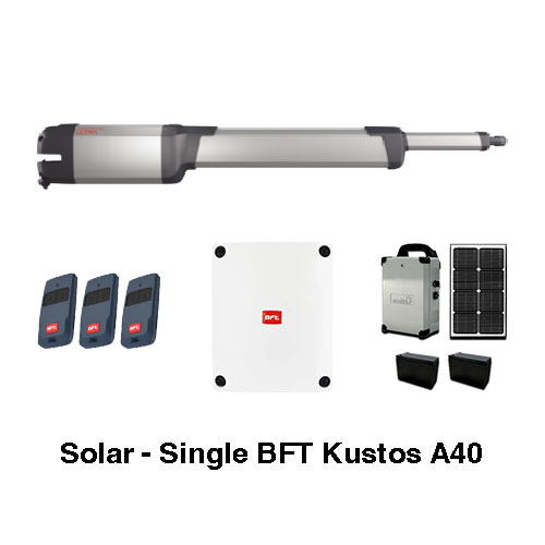 Solar BFT Single Kustos A40 - Complete Kit