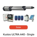 BFT Motor - Single BFT Kustos Ultra BT A40 Single Swing Gate Motor Kit (Solar)