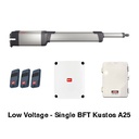 Low Voltage BFT Single Kustos A25 - Complete Kit