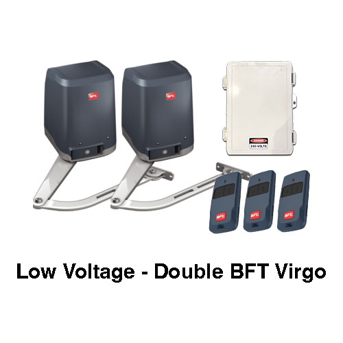 Low Voltage BFT Double Virgo Smart BT A20 - Complete Kit