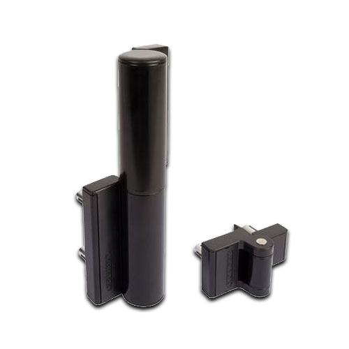 Locinox Tiger Hydraulic Swing Gate Closer and Compact hinge all in One, 75kg, Up To 1100mm - Black