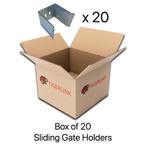 Box of 20 - Steel Sliding Gate Holder for Gate size 100mm