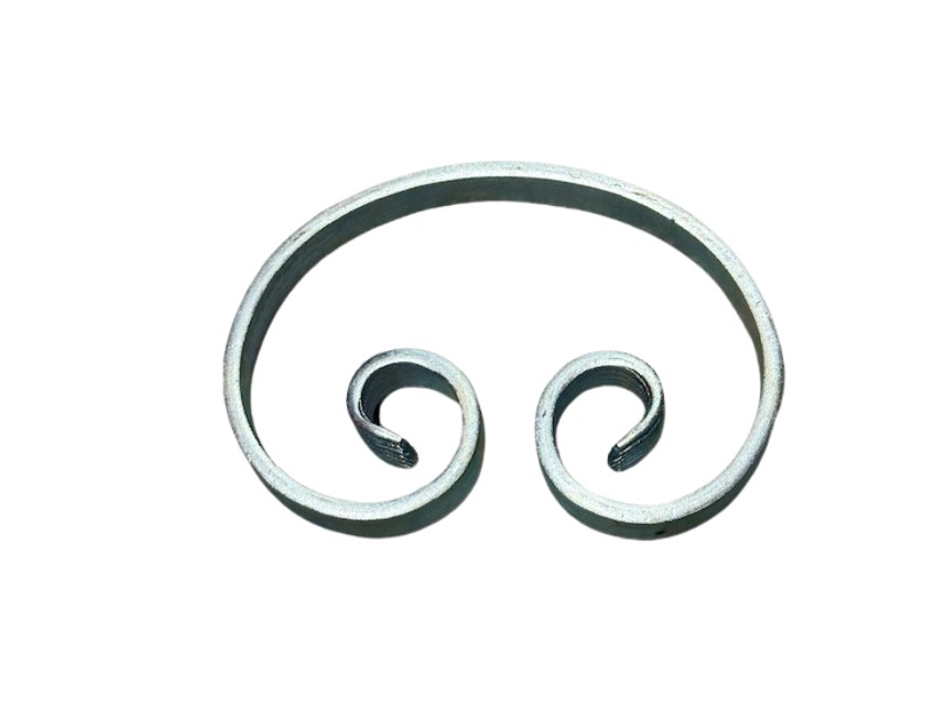 C Scroll 220x160x20 mm- Zinc Plated