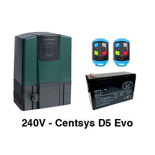 240V Centsys D5 Evo - Battery & 2 Remotes