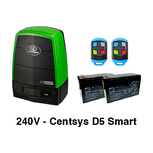 240V Centsys D5 Smart - 2 Batteries & 2 Remotes