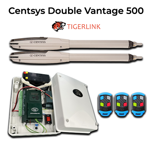 Centsys Double Vantage 500 Kit (240V) - Double Swing Gate Motor