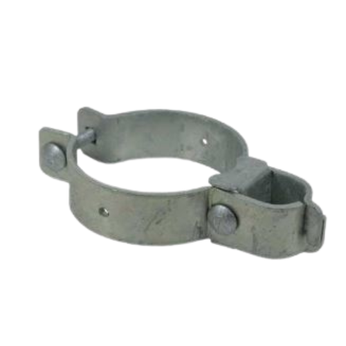 Galvanised Round To Round Hinge - Two-Part, 100NB x 40NB (115x48mm) - Single