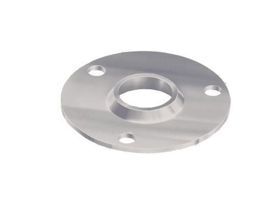 Circular Steel Post Base Sleeve insert for Round Post size 32NB (42.4mm OD)