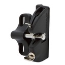 D&D LokkLatch General Purpose Gate Latch- Black, Single Sided, Keyed Different LLAA