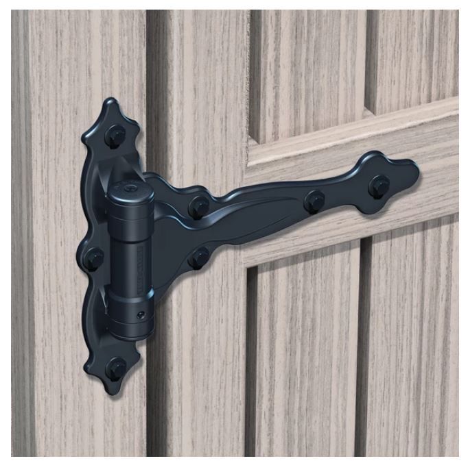 D&D Decorative Self Closing T Strap Hinges for Timber Gates up to 25kg