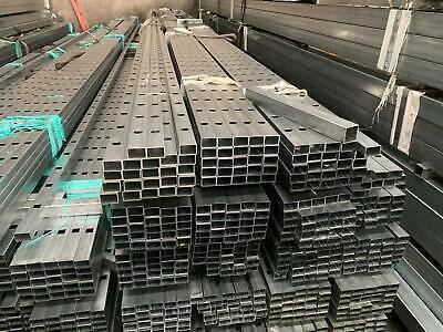 Duragal Steel 40x40x1.6mm Double punched 19mm R 8000mm long
