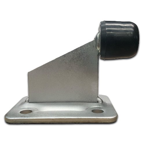 Galv Steel Sliding Gate Stopper with Base Plate Height 90mm