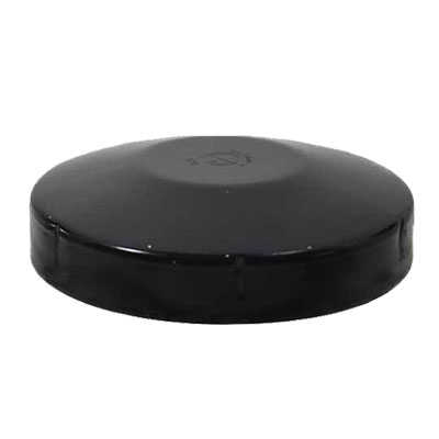 Galvabond  Round End Cap 115mm (100NB) Black