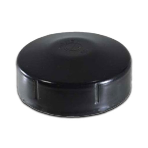 Galvabond Steel Round Cap 26.9mm (20NB) Black