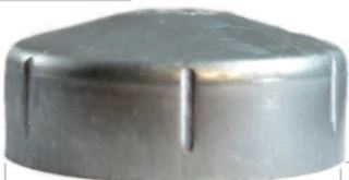 Galvabond Steel Round End Cap for tube 76.1mm (65NB) 