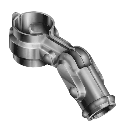 Galvanised Adjustable Angle Tee Tube Connector - 50NB x 25NB