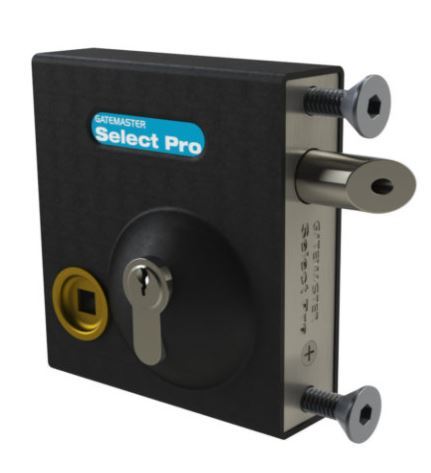 Gatemaster Bolt on Lock latch Deadlock to fit 10-30mm Frames with No Handle