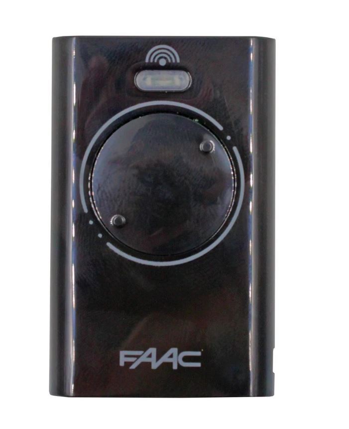 Genuine 2 Button Remote control for FAAC Motors- Black