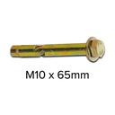 Heavy Duty Flush Head Sleeve Anchor, Dyna bolts - M10 x 65mm