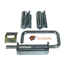 Heavy Duty Spring Loaded slam latch/slam catch Lock with 14mm Weld on hinges