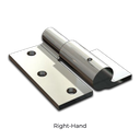 Heavy Duty Swing Gate Hinge Weld to Screw Prison Hinge 19mm RH- pair- Zinc