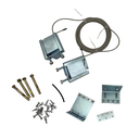 Heavy Duty Telescopic Gate 2 leaves up to 4.5M or 500kg Component  Kit Gate not included