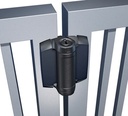 D&D TruClose Adjustable HEAVY DUTY Self Closing Hinges for Gates up to 70kg : Black, for Metal, 19mm Gap No Leg
