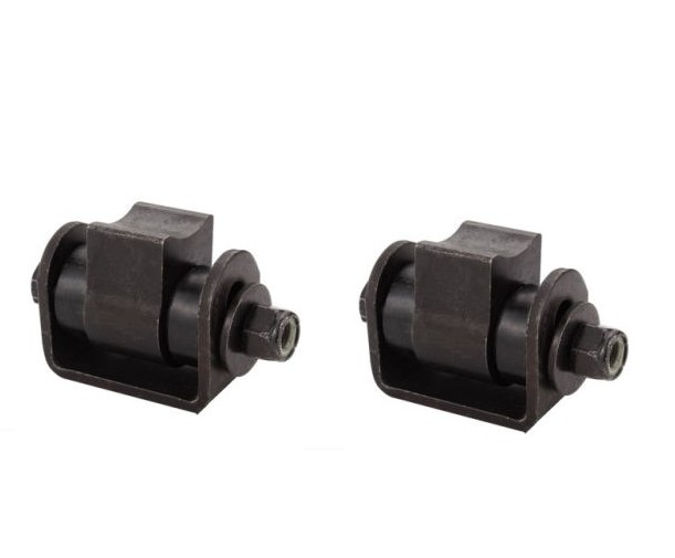 Zinc Plated Steel Weld-On Bearing Hinge - Rusted Finish, Up To 450kg - Single