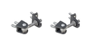 Locinox BOLTONHD Hot Dip Galvanised Adjustable Swing Gate Hinge 110mm long neck 180° Bolt-on 4D 16mm pin/pair