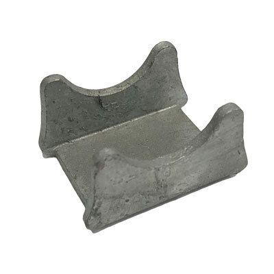 Hot Dip Galvanized Strap Hinge Attachment for Tube (20NB) - Cover Part Only