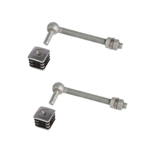 Locinox Aluminium Light Gate Hinges - 40x40mm Frame - Pair