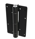 D&D Kwikfit Self Closing Hinges - 20kg, Black, Alignment Ridges - Pair