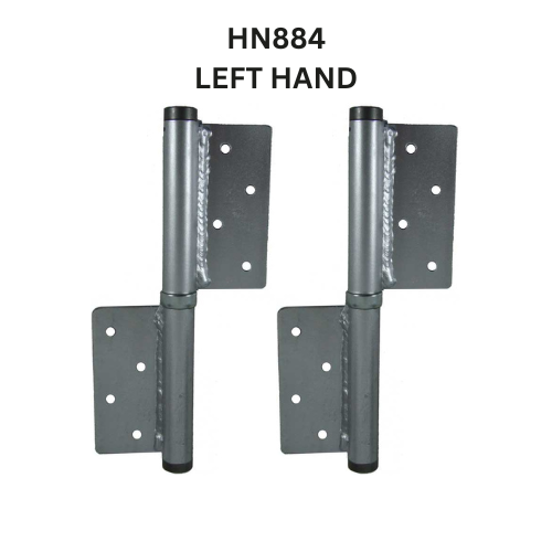 Zinc Plated Screw to Screw Self Closing Hinges - LH, Up To 120kg - Pair