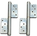 Left Handed - Heavy Duty Screw on Self Closing Hinge / Pair