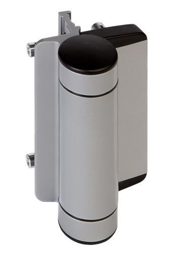 Locinox Raptor Adjustable Swing Gate Hinge - Silver - Single