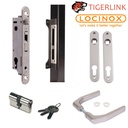 Locinox FORTY inframe Swing Gate Lock 20 MM BACKSET FOR 40 MM - Kit with Recess Keep