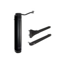 Locinox Hydraulic Industrial Gate Closer Verticlose 2 FOR 90° AND 180° HINGES BLACK