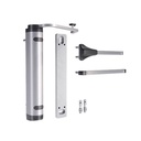 Locinox Verticlose 2 Hydraulic Gate Closer, Wall Mount - 150kg, Up To 1500mm - Silver