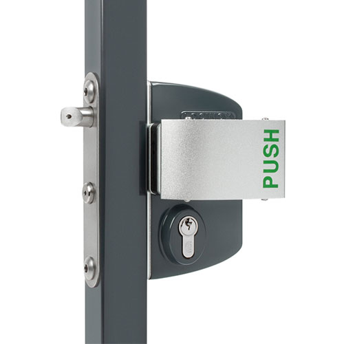 Locinox Industrial Anti Panic Swing Gate Lock U2 for Square tube 40-60mm profile-with Push set