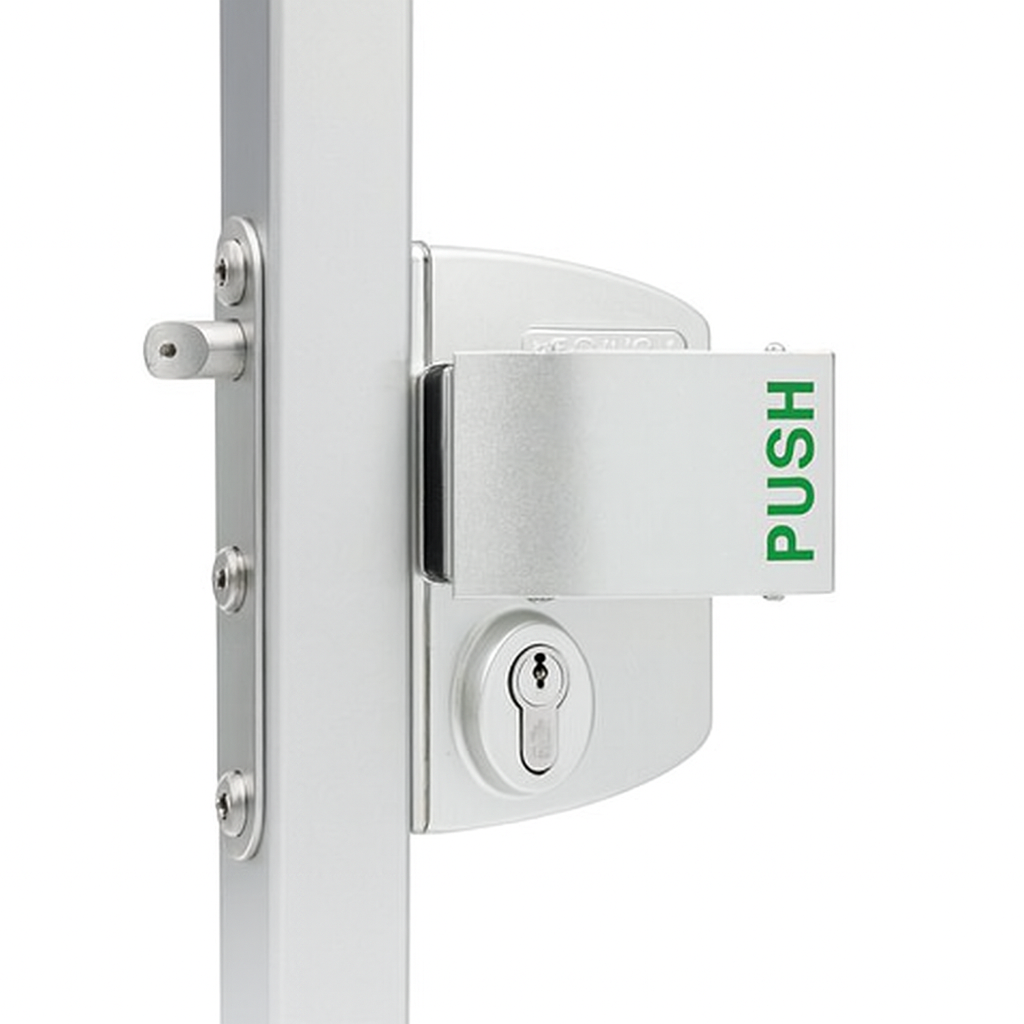 Locinox Industrial Anti Panic Swing Gate Lock U2 for Square tube 40-60mm profile-with Push set