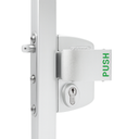 Locinox Industrial Anti Panic Swing Gate Lock U2 for Square tube 60-80mm profile-with Push set