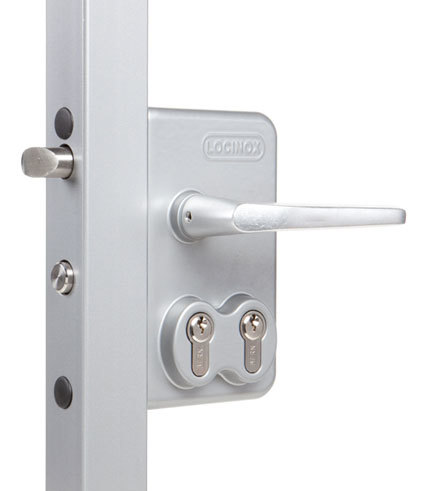 Locinox LGKZ D1 Industrial Double Cylinder Lock for 50mm profile