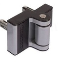 Locinox PUMA - Compact 2 Way Adjustable 180° surface mounted hinge - Silver / each