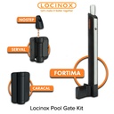 Locinox - FORTIMA KIT - Premium Pool Lock Latch Magnetic for Swiming Pools