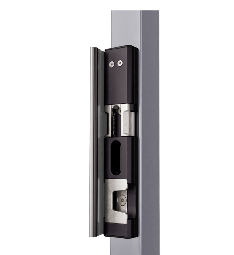 Locinox SURFACE MOUNTED ELECTRIC SECURITY KEEP - Fail Close - Black- MODULEC-SH-9005-E